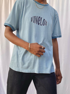 Vintage Mens Sky Blue Up Cycled T-Shirt