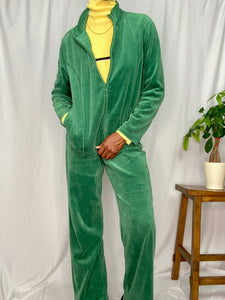 Emerald Green Cotton Track Suit