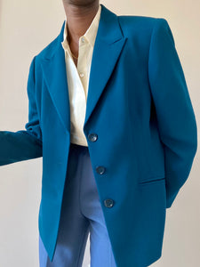 Vintage Cool Blue Blazer